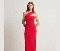 Einschultriges Abendkleid aus Faille