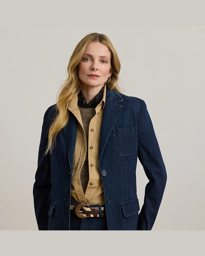 Ralph Lauren Denim-Blazer Blue