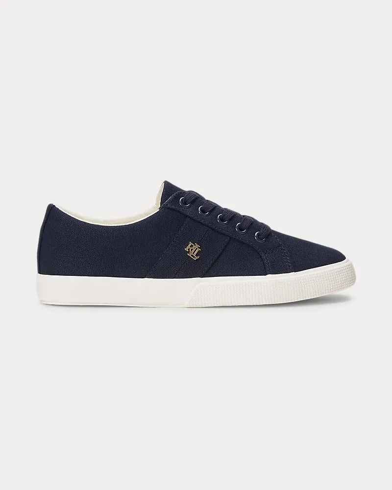 Ralph Lauren Sneaker Janson II aus Segeltuch Blue