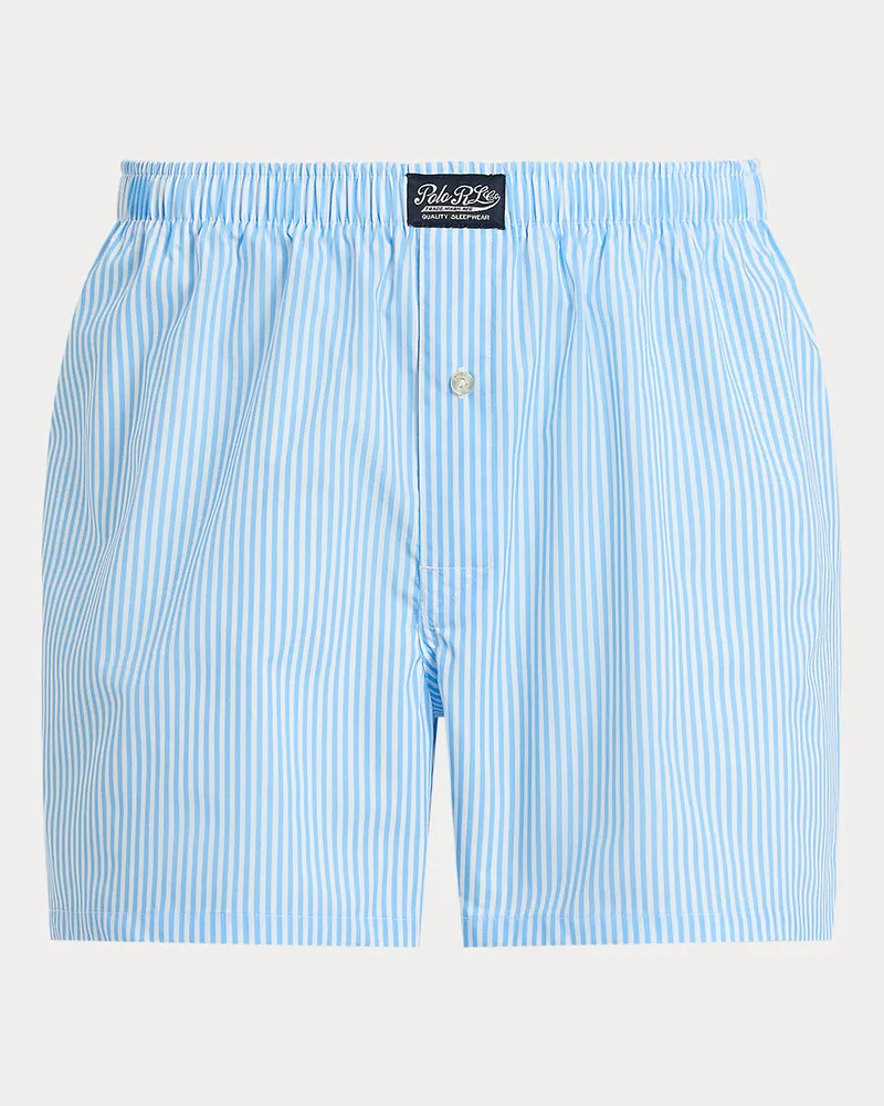 Ralph Lauren Klassische Boxershorts aus Baumwolle Blue