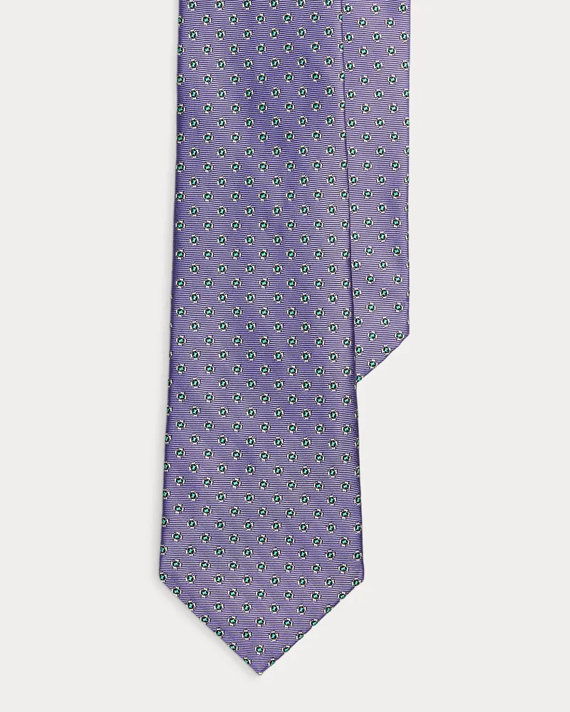 Ralph Lauren Adrette Seidenkrawatte Purple
