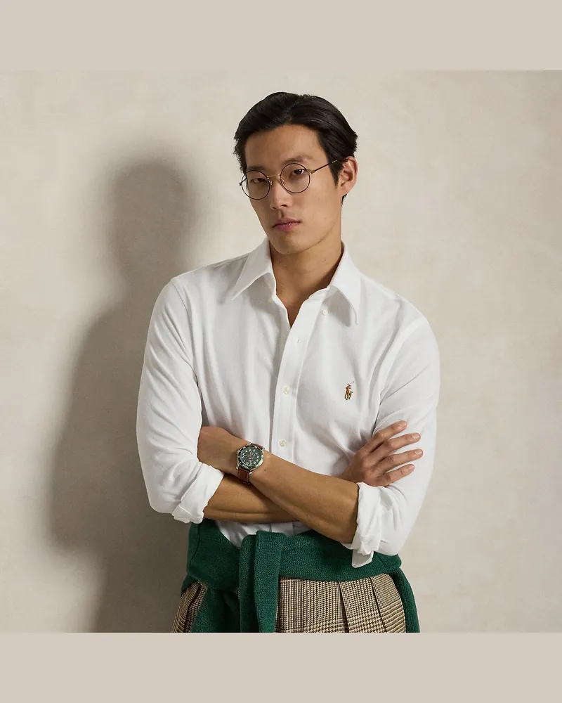 Ralph Lauren Baumwollpiqué-Oxfordhemd White