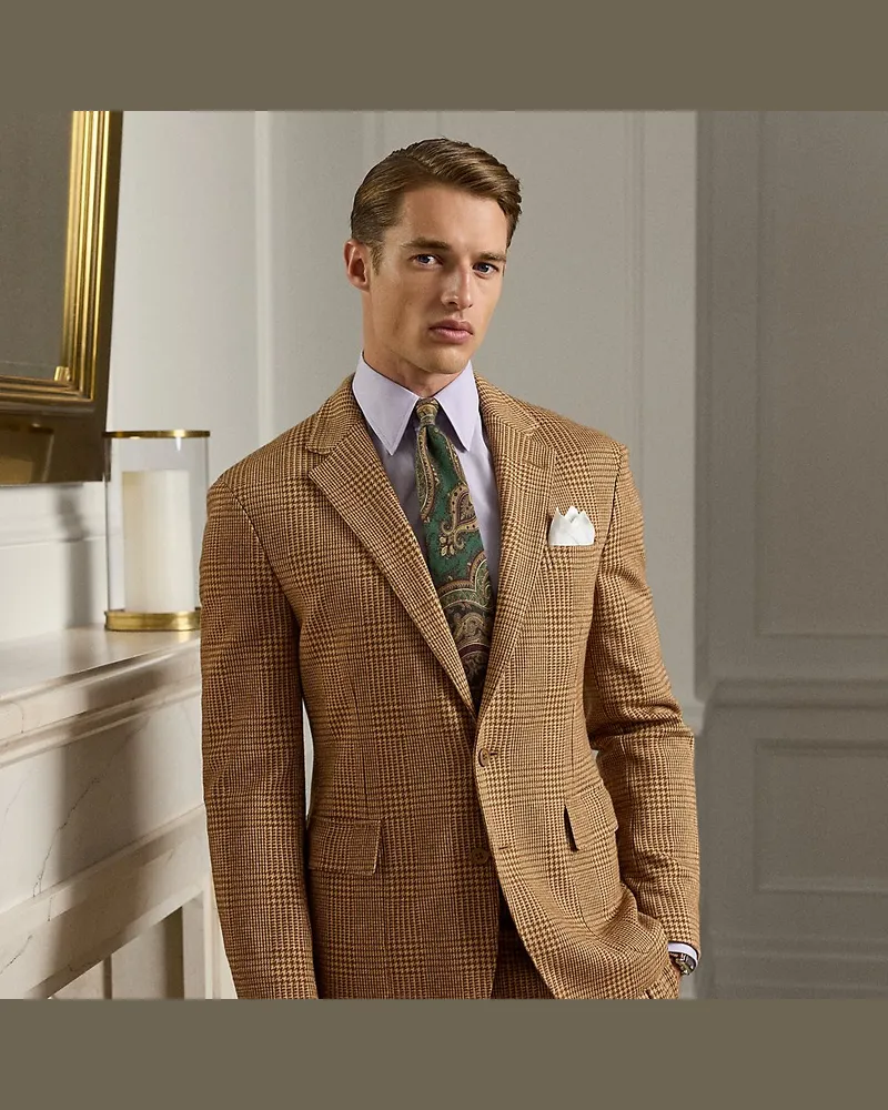 Ralph Lauren Handgeschneiderte Jersey-Jacke Hadley Brown