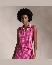 Ralph Lauren Ärmelloses Tailored-Fit Poloshirt Pink