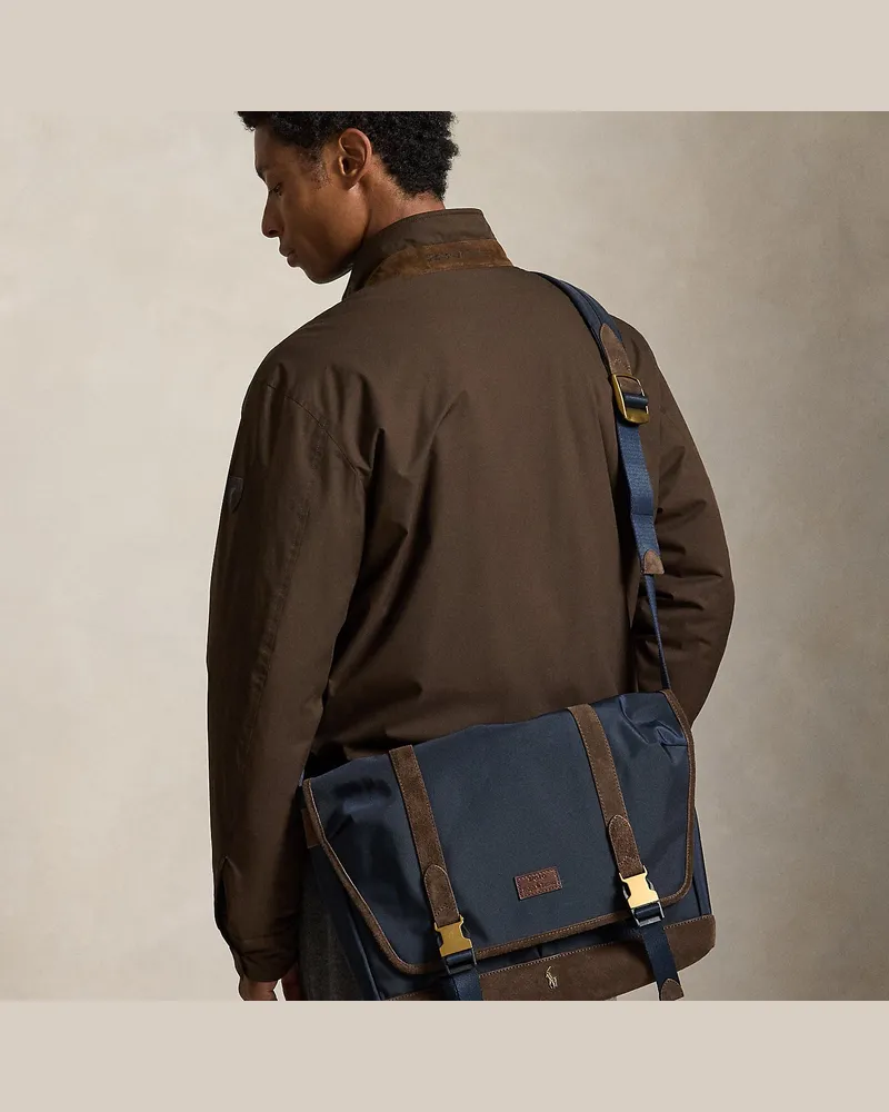 Ralph Lauren Umhängetasche mit Wildlederbesatz Multi