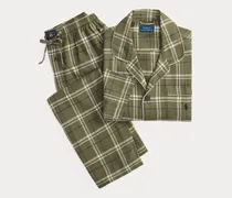 Karierter Pyjama aus Flanell