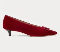 Samt-Pumps Francesca mit Schleife