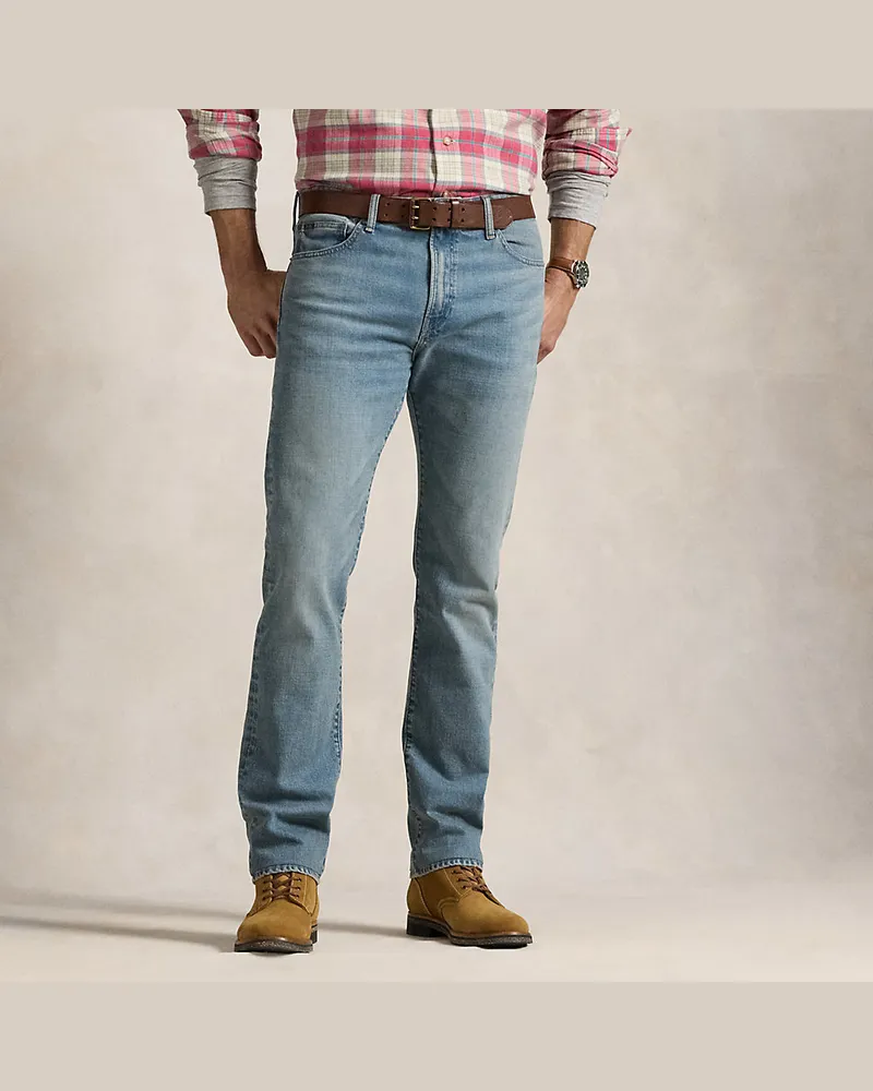Ralph Lauren Große Größen - Relaxed-Straight-Fit Jeans Hampton Blue