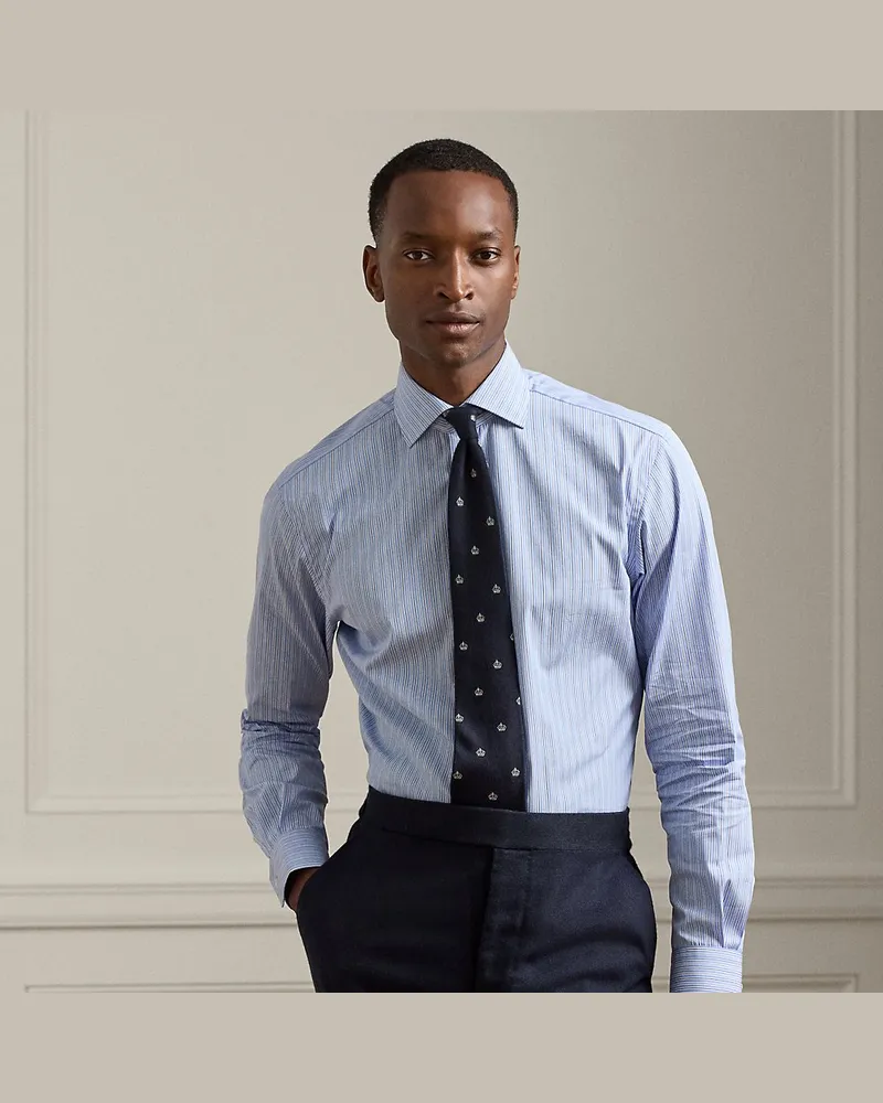 Ralph Lauren Gestreiftes Hemd Blue