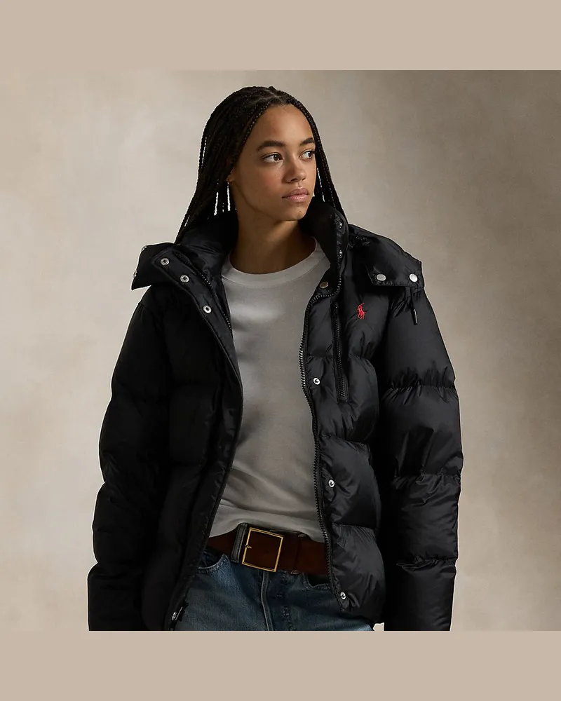 Ralph Lauren Wasserabweisende Daunen-Steppjacke Black