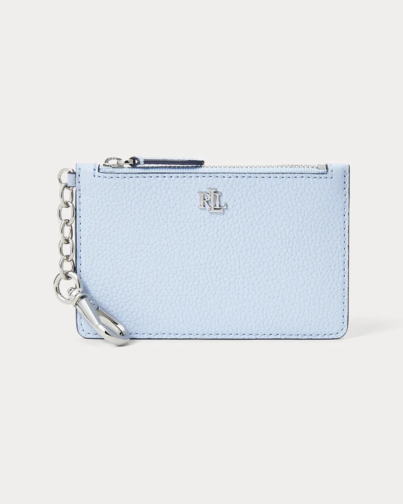 Ralph Lauren Kartenetui aus Narbenleder Blue