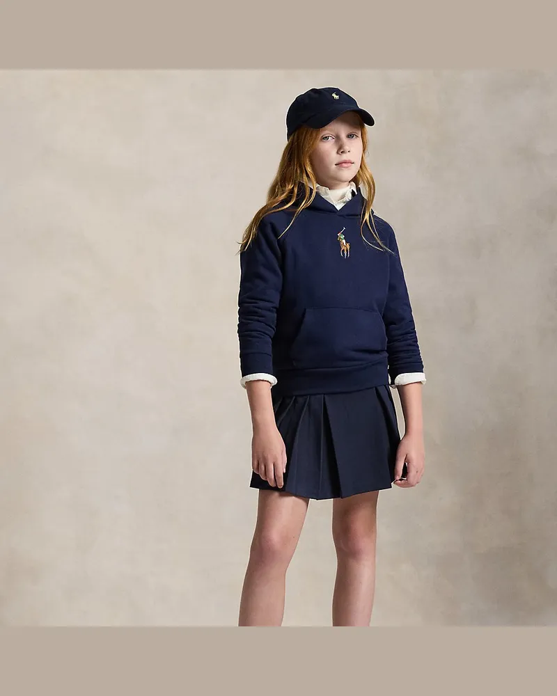 Ralph Lauren Ponté-Skort mit Falten Blue