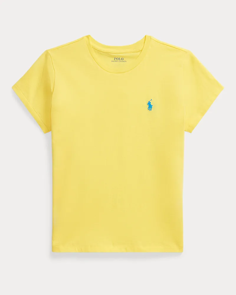 Ralph Lauren T-Shirt aus Baumwolljersey Yellow