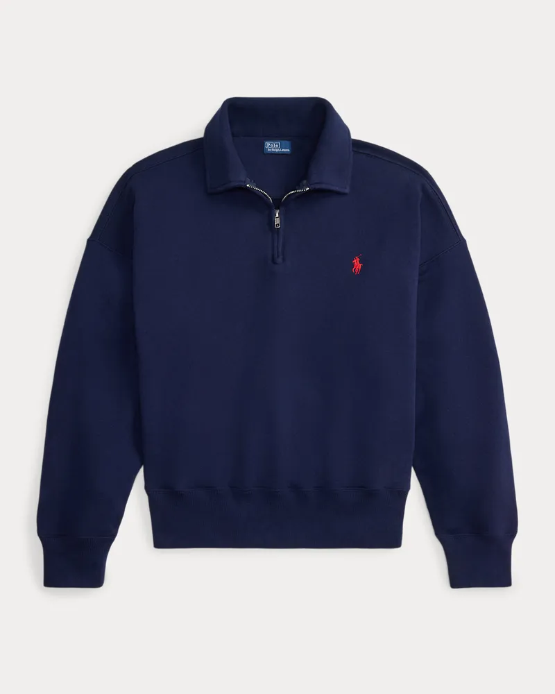 Ralph Lauren Leichtes Sweatshirt aus Fleece Blue
