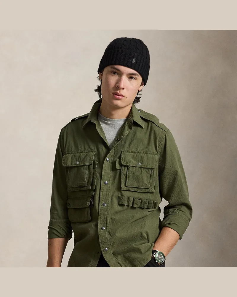 Ralph Lauren Utility-Hemdjacke aus Ripstop Green