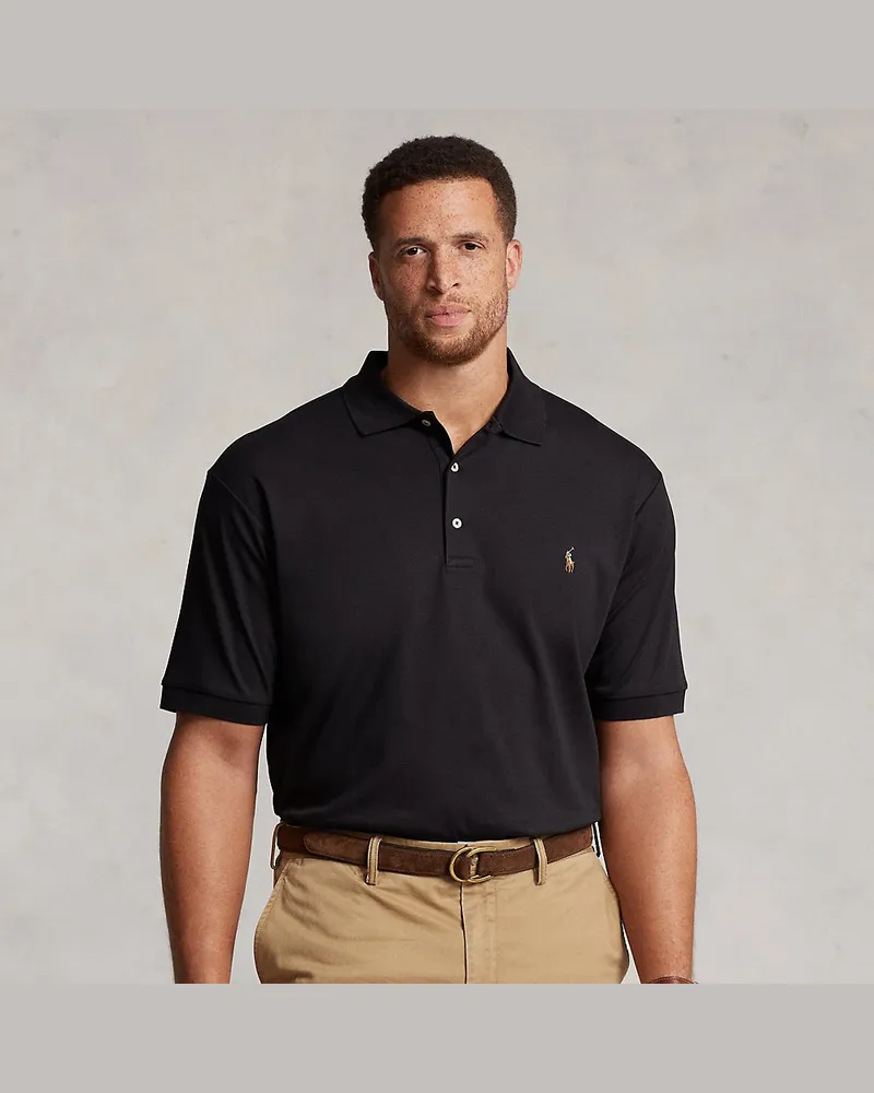 Ralph Lauren Große Größen - Poloshirt aus weicher Baumwolle Black