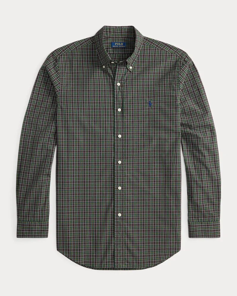Ralph Lauren Custom-Fit Popelinehemd mit Karomuster Multi