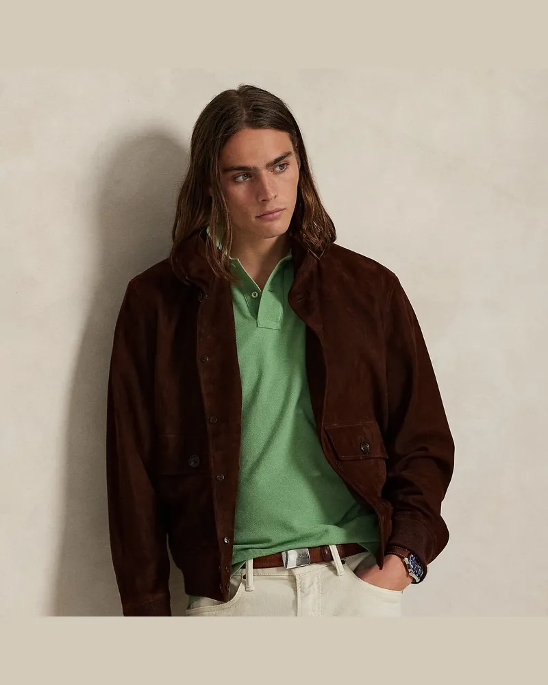 Ralph Lauren Slim-Fit Poloshirt aus Piqué Green