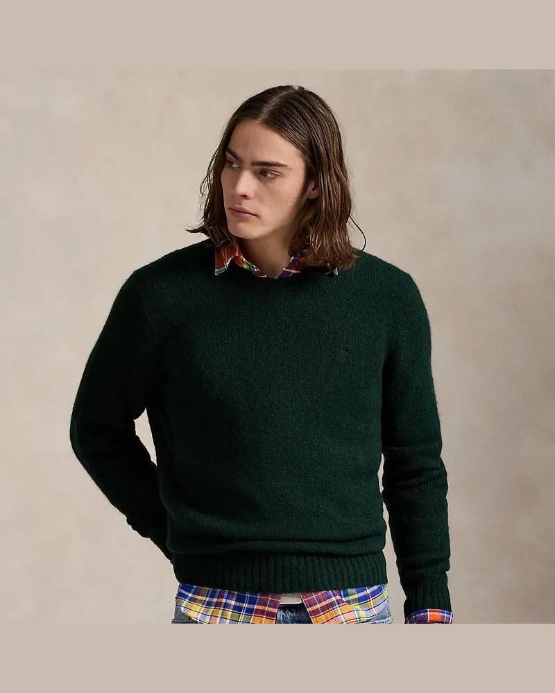 Ralph Lauren Strukturierter Rundhalspullover Green