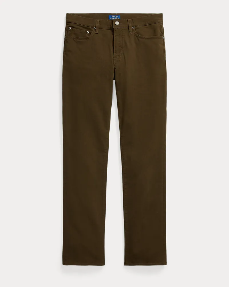 Ralph Lauren Slim-Straight-Fit Stretchhose Varick Brown