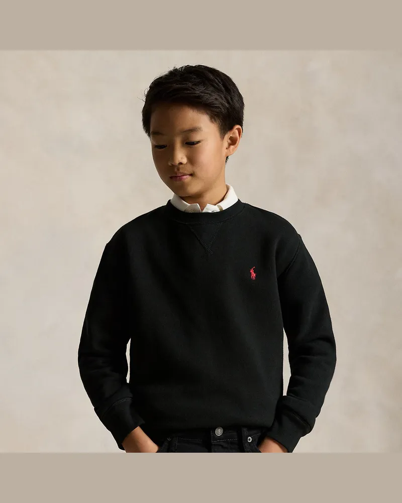 Ralph Lauren Fleece-Sweatshirt Black