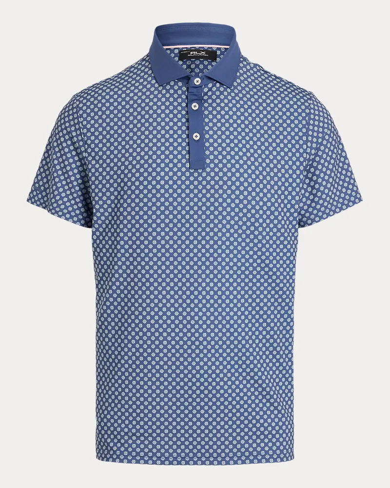 Ralph Lauren Tailored-Fit Performance-Poloshirt Blue