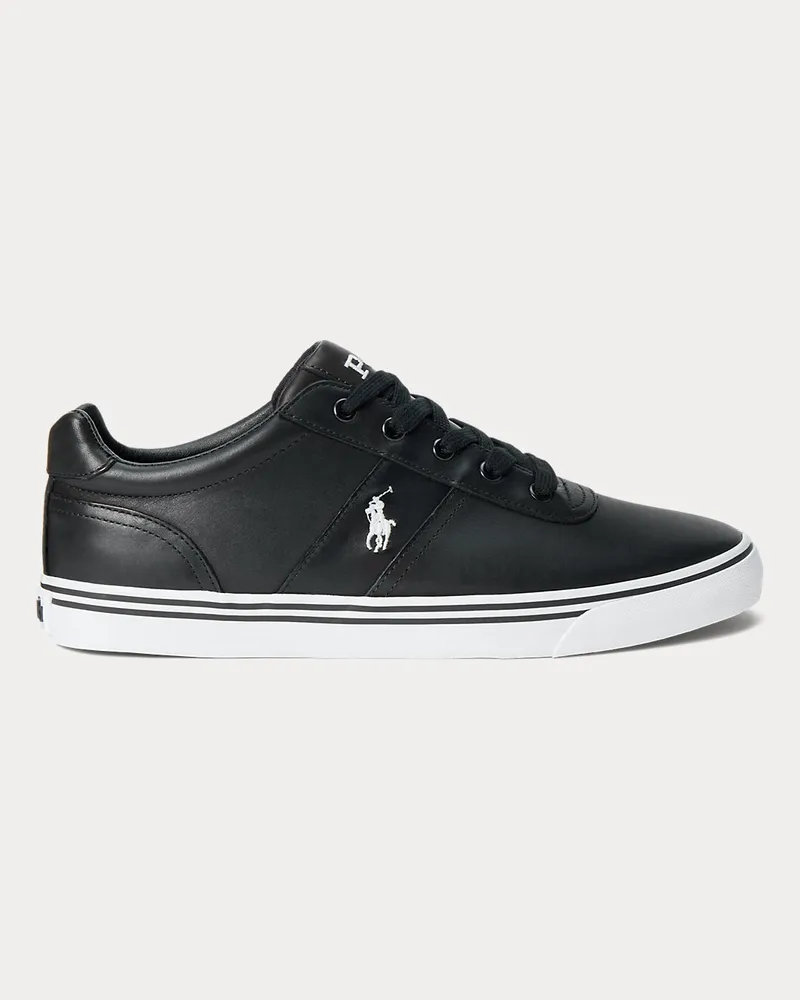 Ralph Lauren Ledersneaker Hanford Black