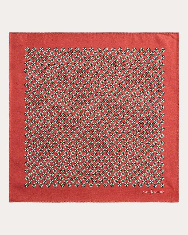 Ralph Lauren Einstecktuch aus Seidentwill Pink