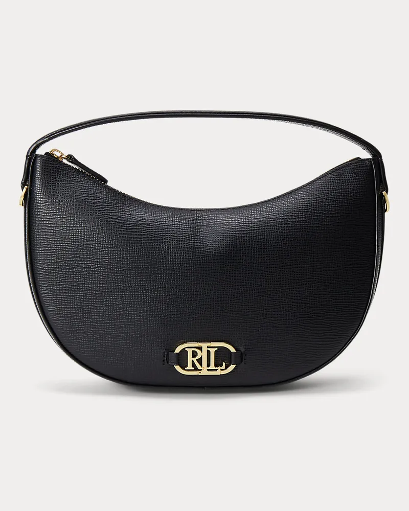 Ralph Lauren Umhängetasche Rylan aus Saffianleder Black
