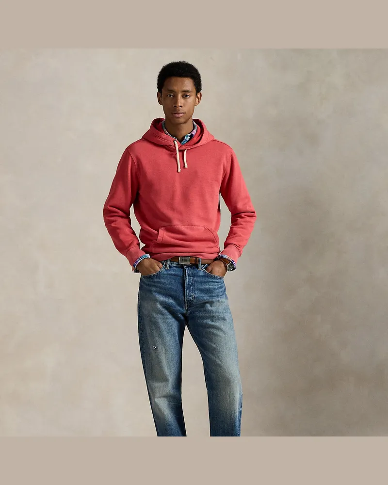 Ralph Lauren Fleece-Hoodie Red