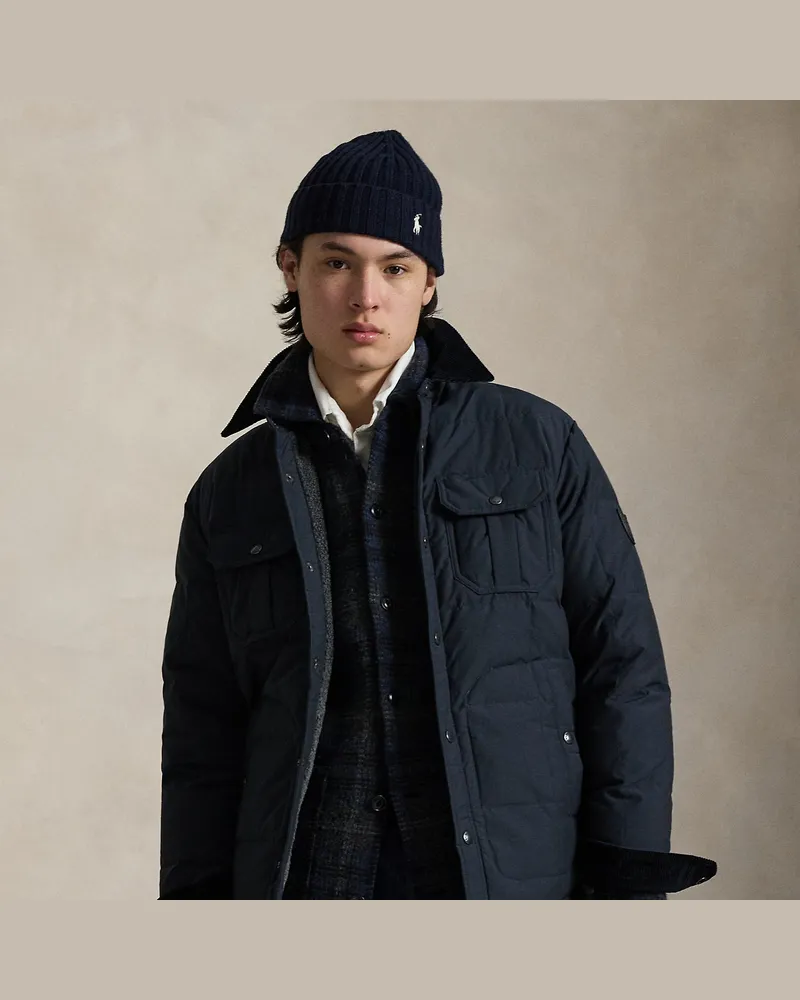 Ralph Lauren Die Daunen-Hemdjacke Hartland Blue