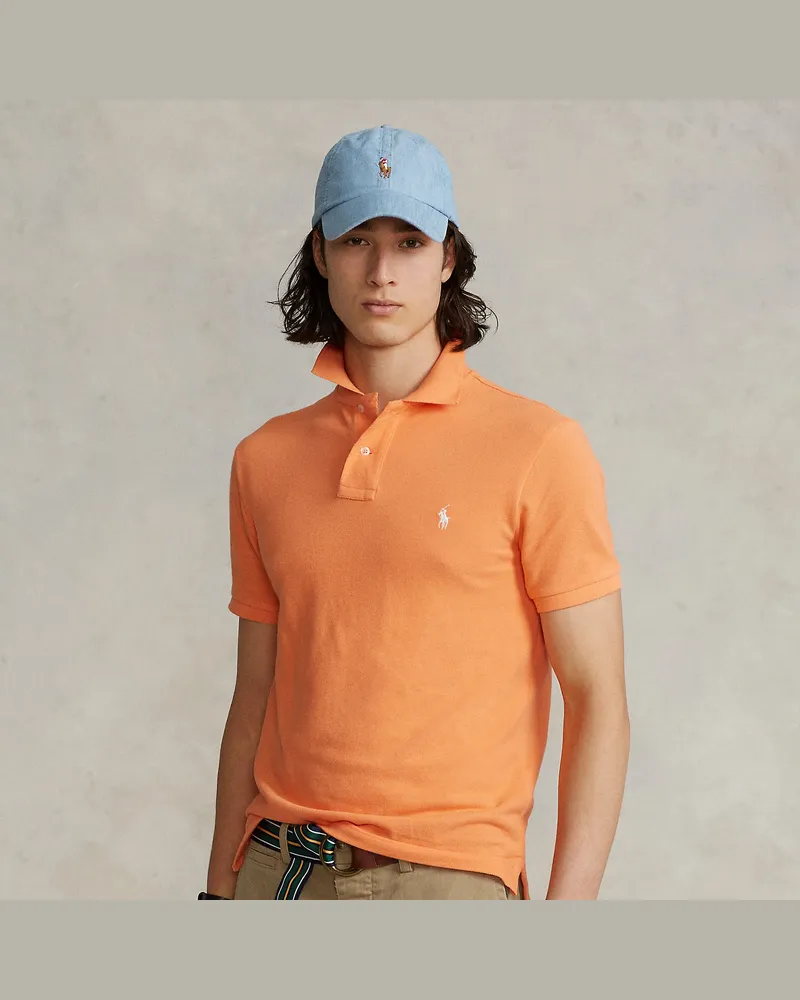 Ralph Lauren Slim-Fit Poloshirt aus Piqué Orange