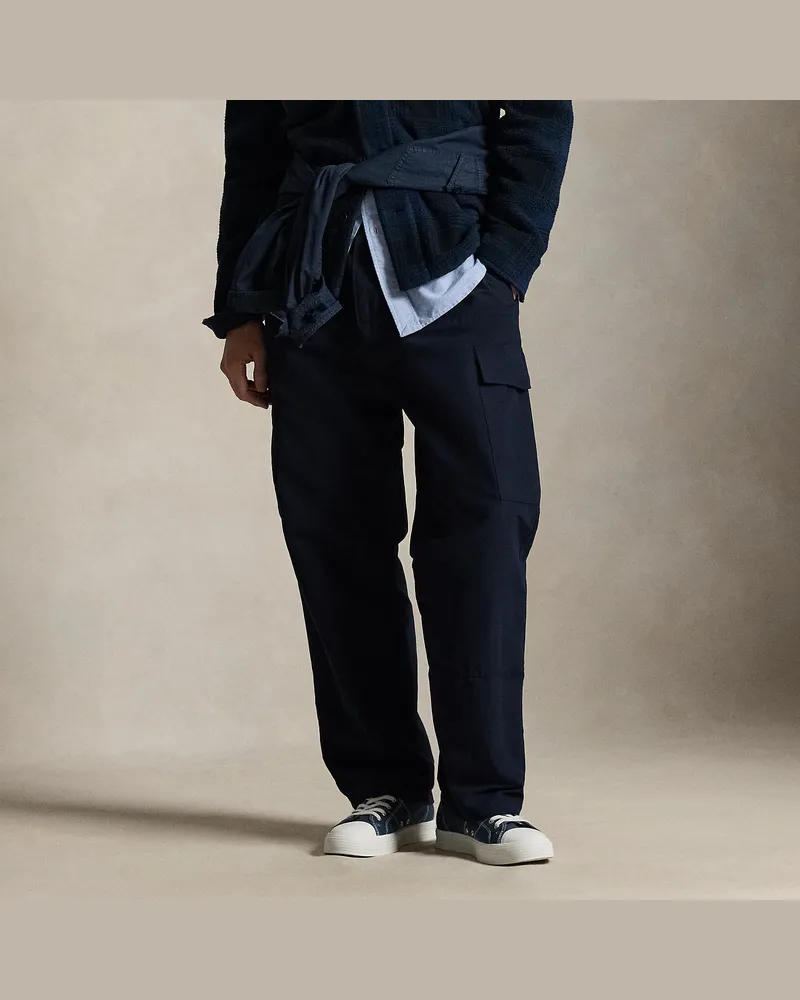 Ralph Lauren Relaxed-Fit Twill-Cargohose Blue