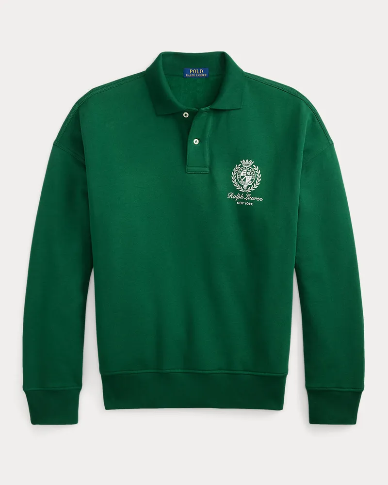 Ralph Lauren Relaxed-Fit Fleece-Sweatshirt mit Grafik Green