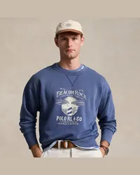 Ralph Lauren Vintage-Fit Fleece-Sweatshirt mit Grafik Blue