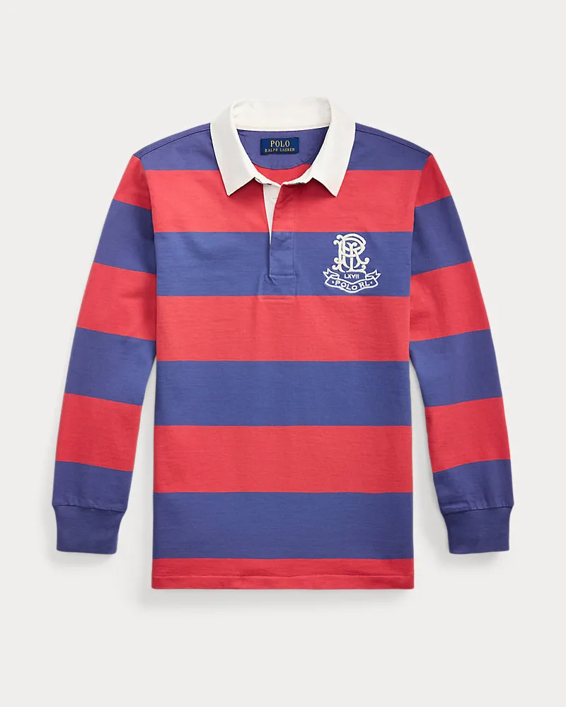 Ralph Lauren Baumwoll-Rugbyhemd mit Wappen Multi