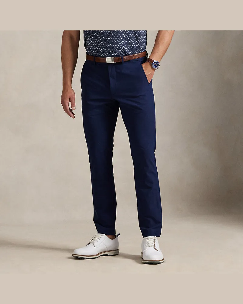 Ralph Lauren Slim-Fit Performance-Hose Blue