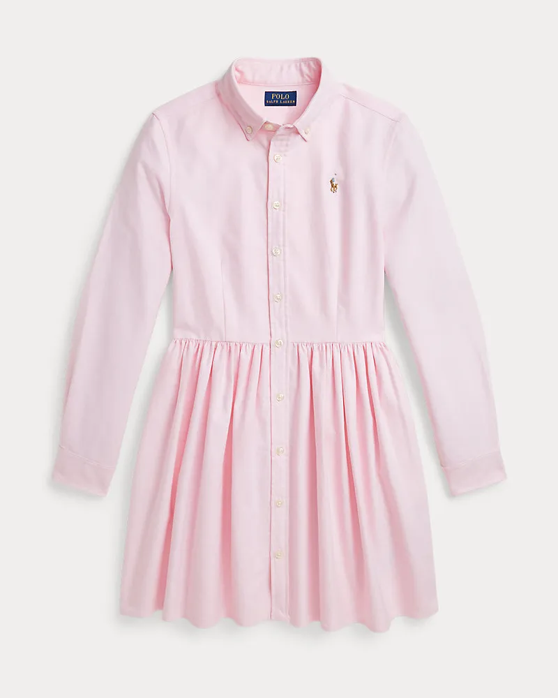 Ralph Lauren Hemdkleid aus Baumwolloxford Pink