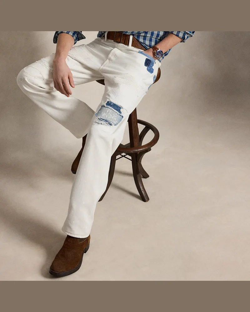 Ralph Lauren Heritage-Straight-Fit Jeans im Used-Look Multi