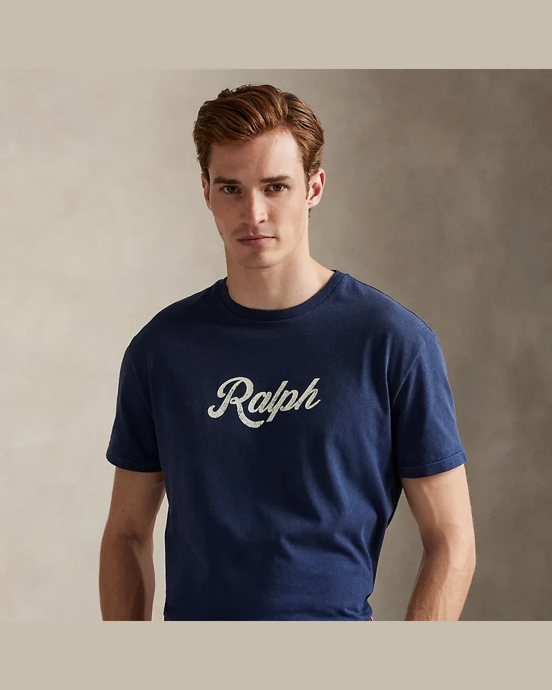 Ralph Lauren Das Logo-T-Shirt  Ralph Lauren Blue