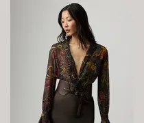 Chiffon-Bluse Jolie mit Paisley-Motiv