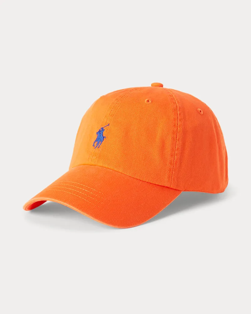 Ralph Lauren Baseballkappe aus Baumwollchino Orange