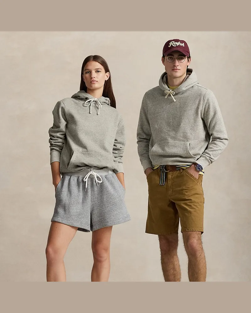 Ralph Lauren Fleece-Hoodie Grey