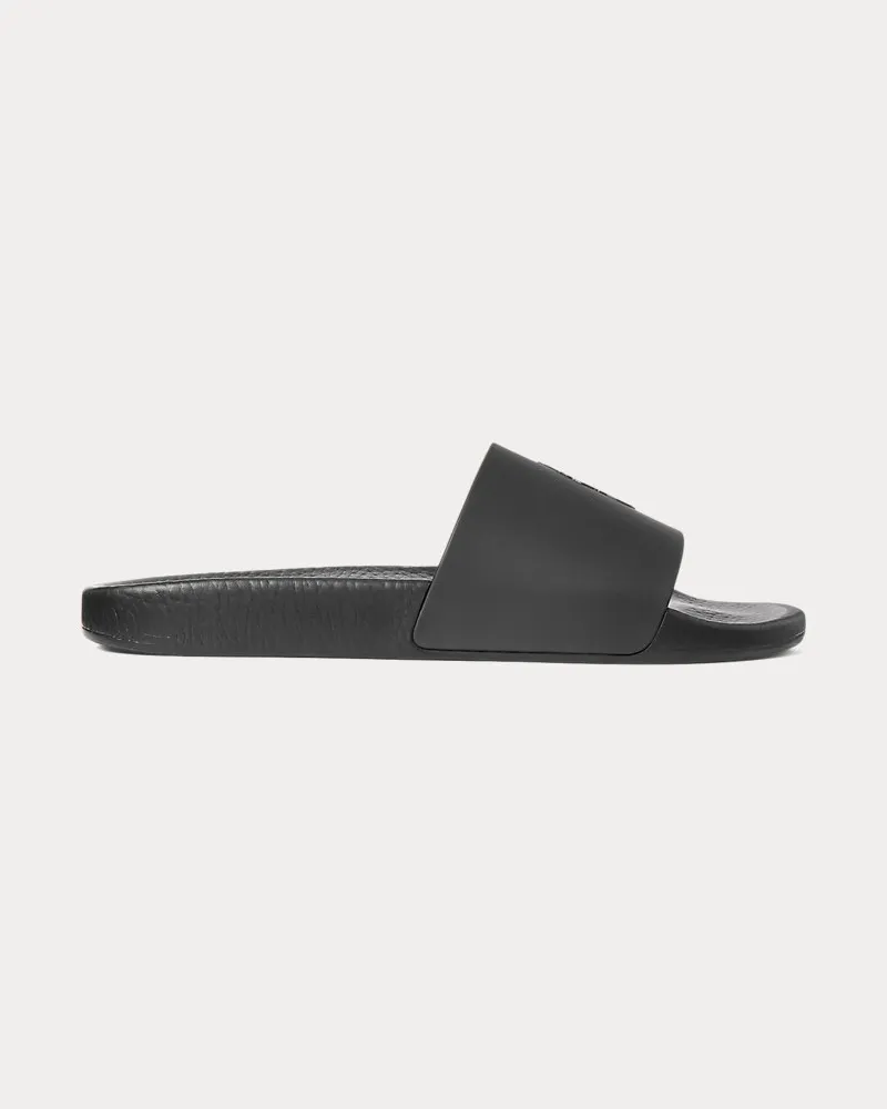 Ralph Lauren Pantolette mit charakteristischem Pony Black