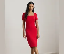 Kurzärmliges Cocktailkleid aus Faille