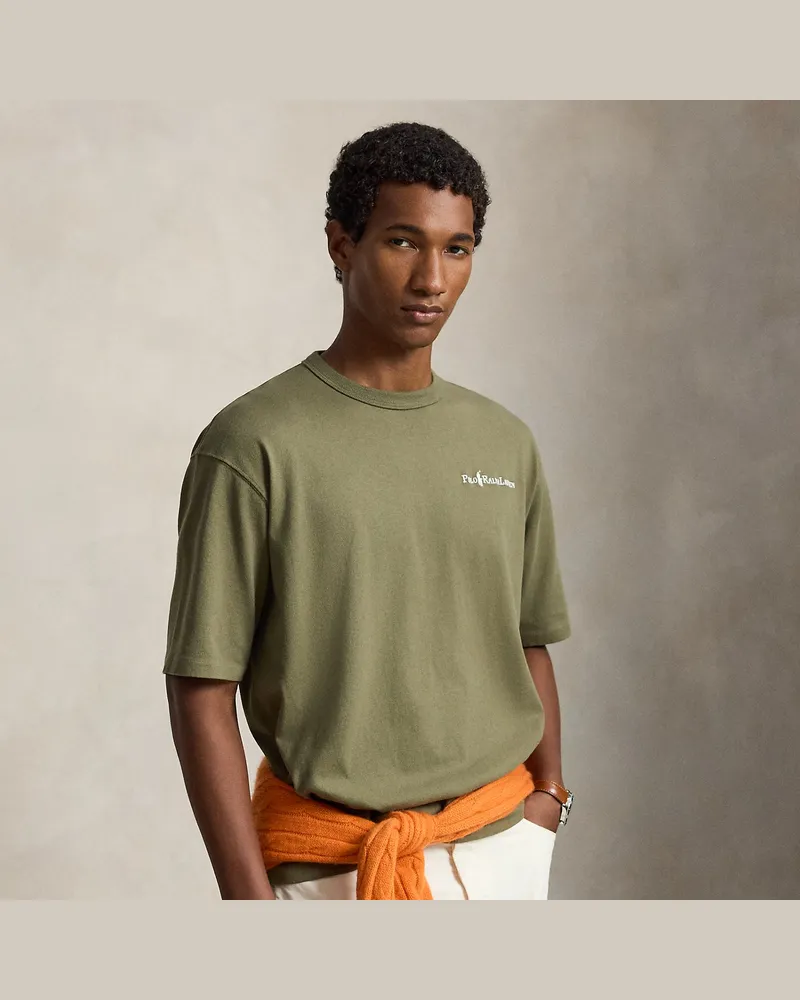Ralph Lauren Relaxed-Fit Jersey-T-Shirt mit Logo Green