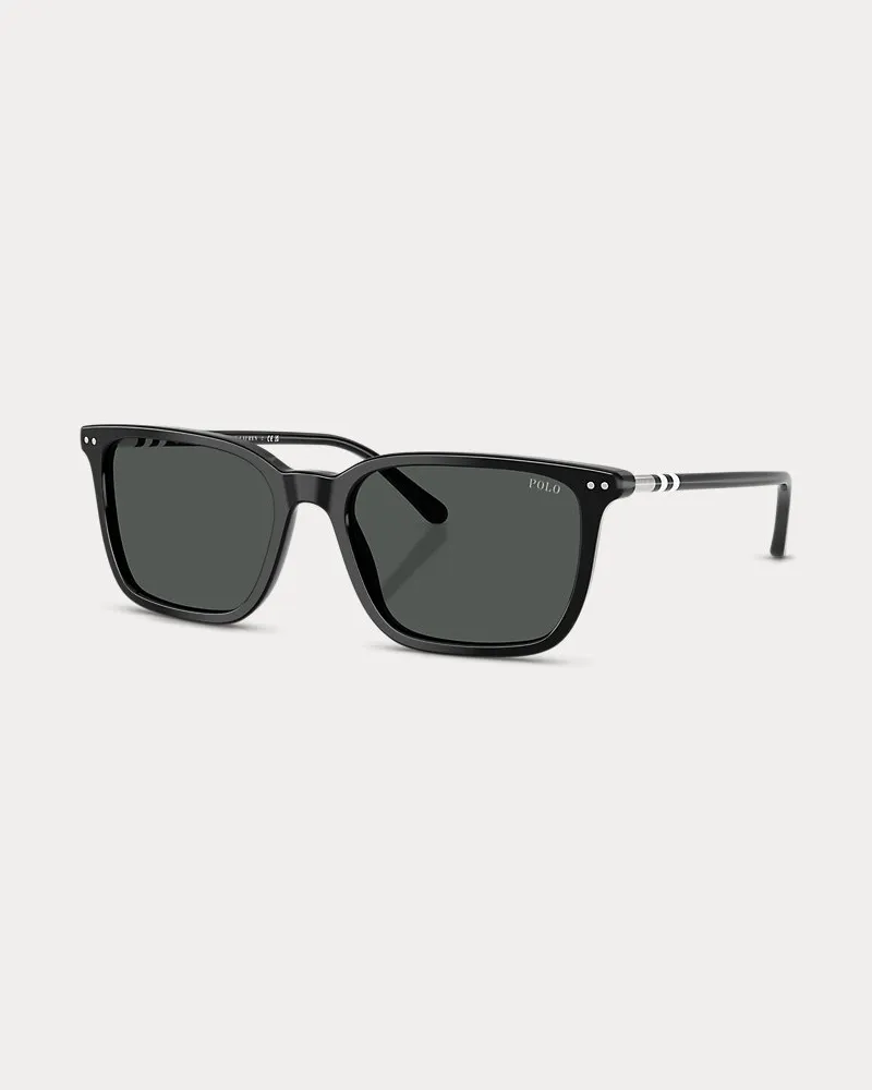 Ralph Lauren Sonnenbrille mit Rugby-Streifen Black