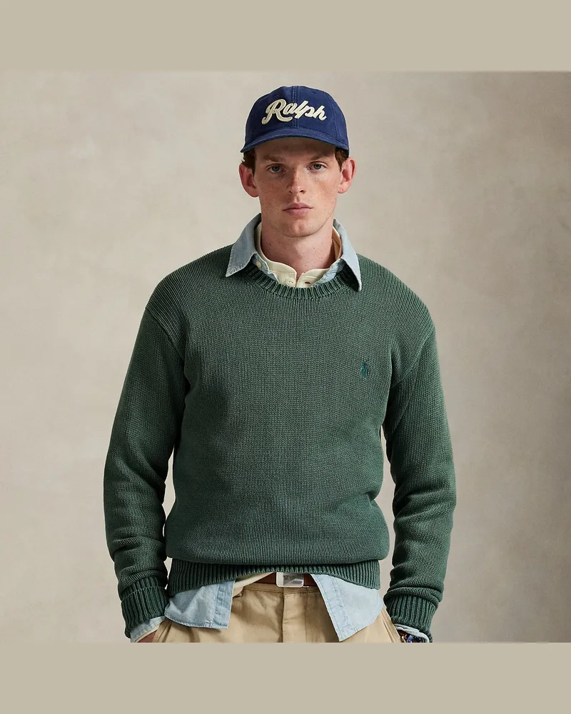 Ralph Lauren Konfektioniert gefärbter Pullover Green