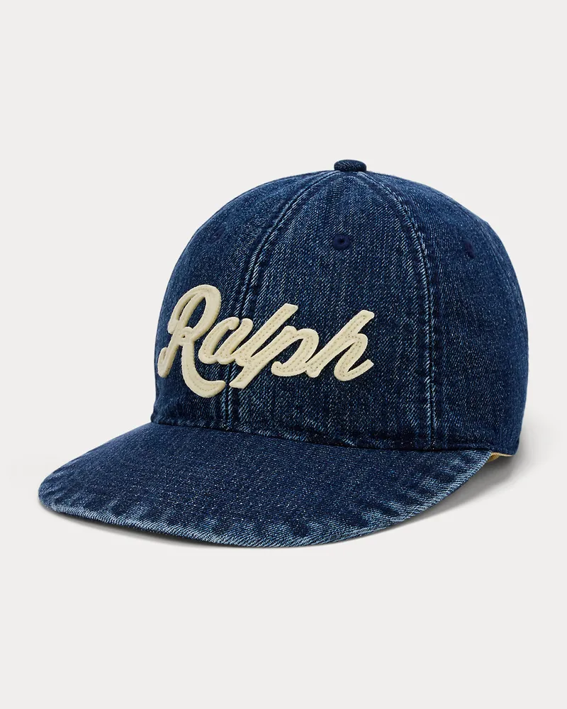 Ralph Lauren Denim-Baseballkappe  Ralph Lauren mit Logo Blue