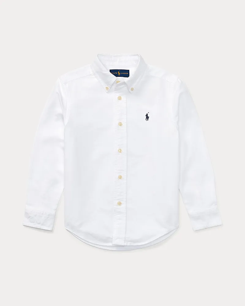 Ralph Lauren Slim-Fit Oxfordhemd White